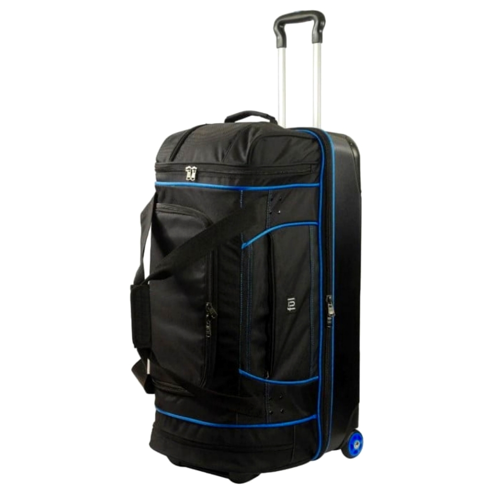 FUL Workhorse 30in Rolling Duffel Bag, Retractable Pull Handle, Split Level Stor